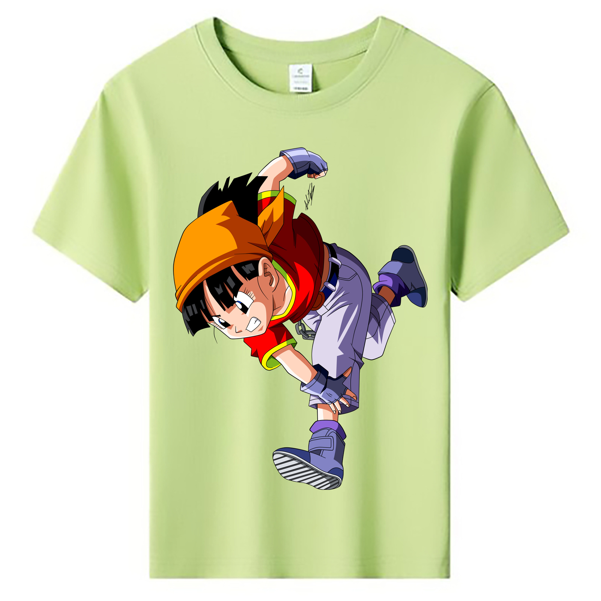 （画像用） ドラゴンボール パン DRAGON BALL Pan 綿100％キッズTシャツ（フロントプリント）